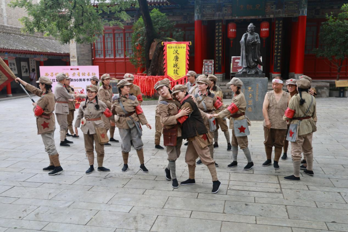 翰墨铸军魂·丹青绘长征｜长征胜利90周年书画展在关中书院隆重开幕